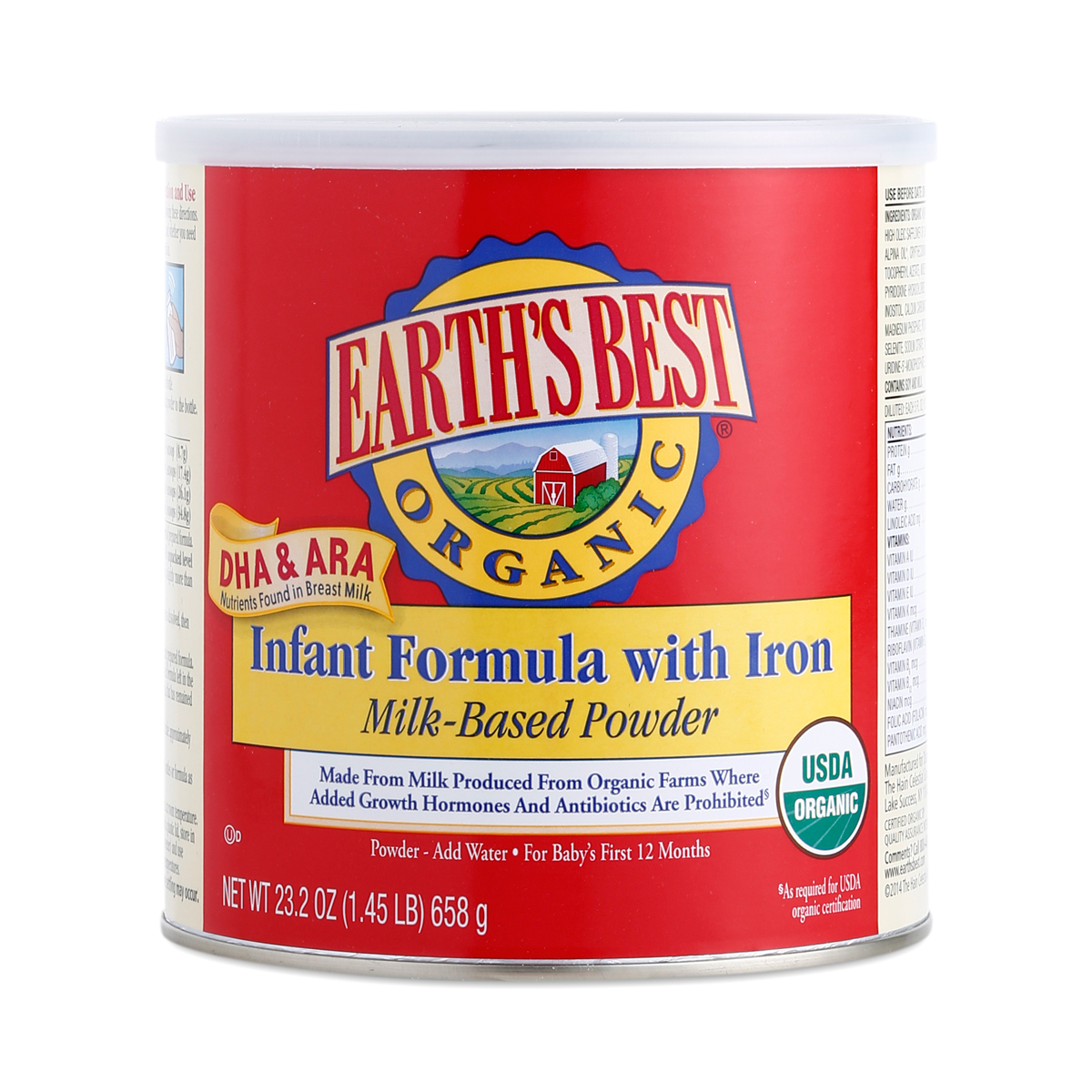 Organic Infant Formula with DHA & ARA