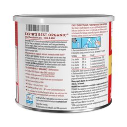 Organic Dairy Infant Formula with Iron