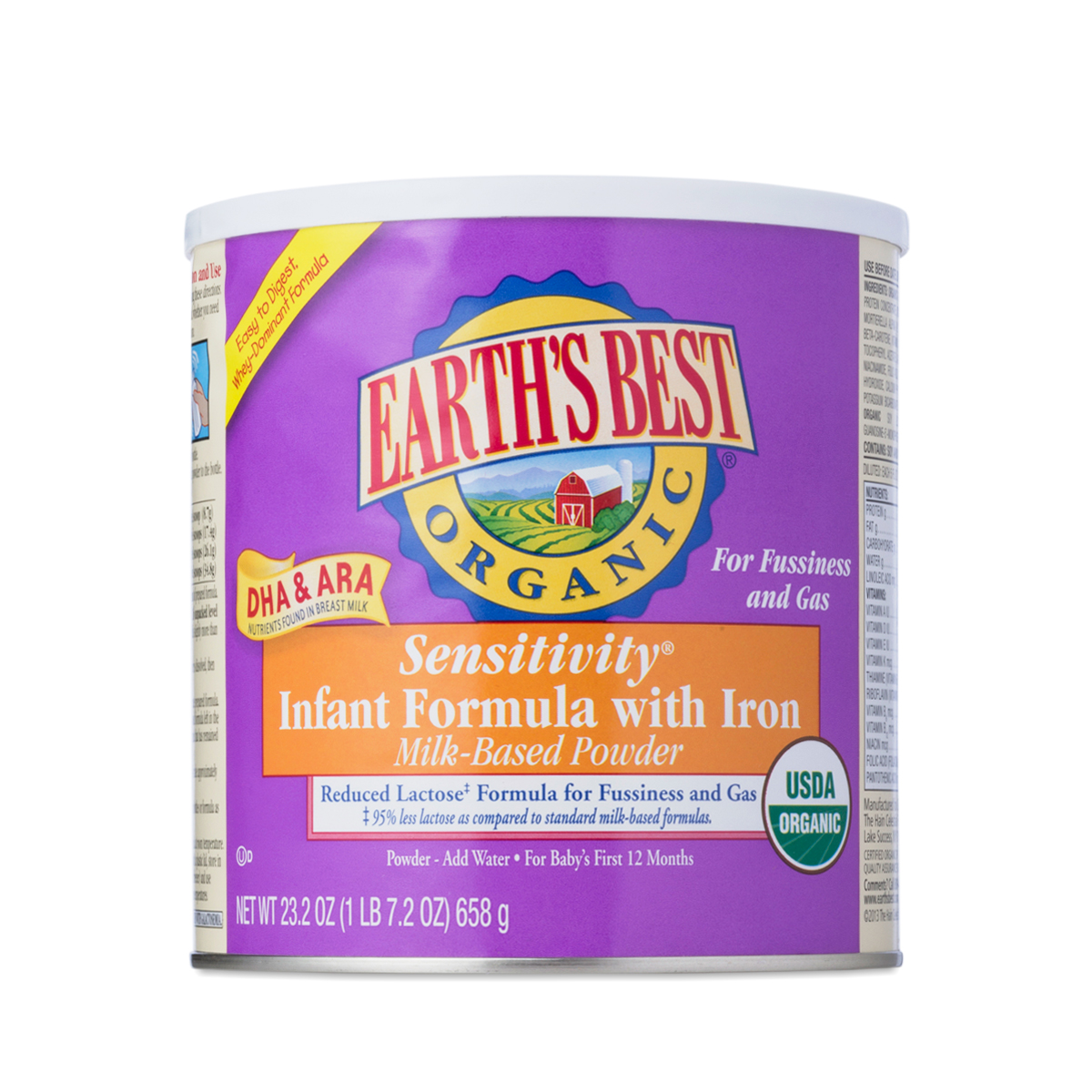 Organic Sensitivity Infant Formula with DHA & ARA