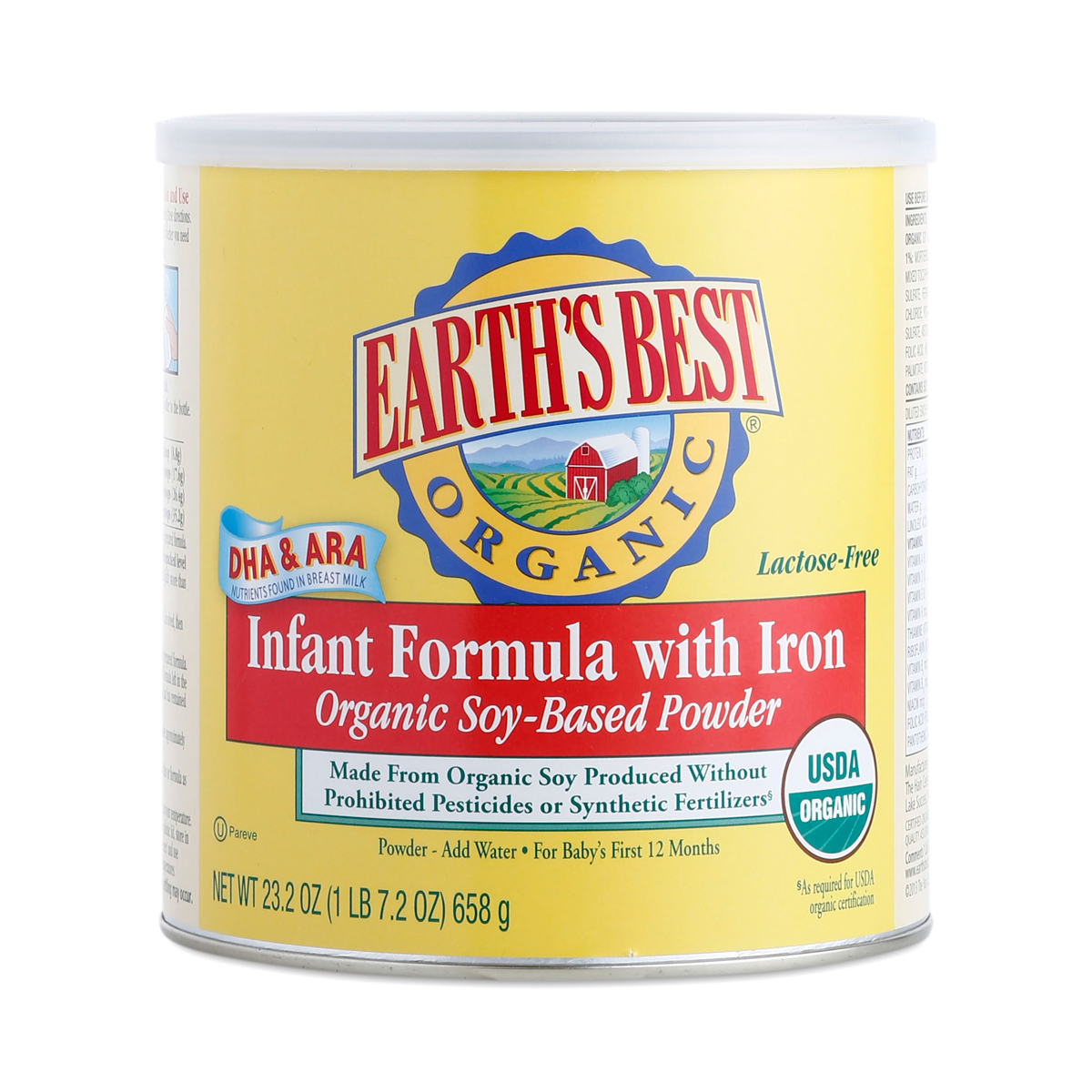 Organic Soy Infant Formula with DHA & ARA