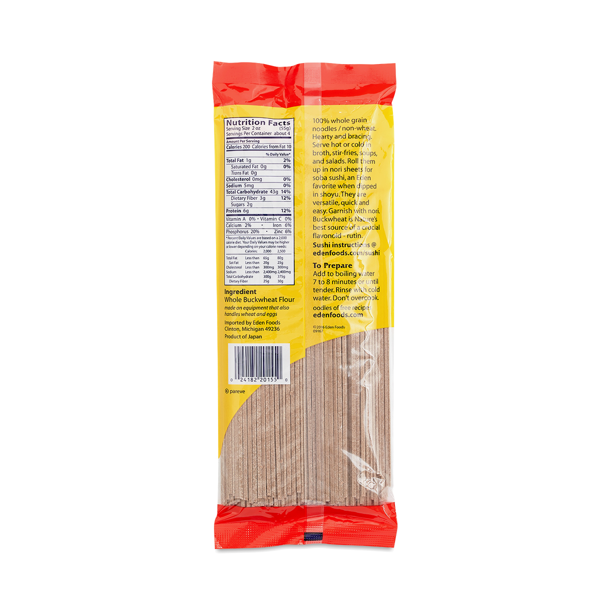 Buckwheat Soba Pasta by Eden Foods Thrive Market