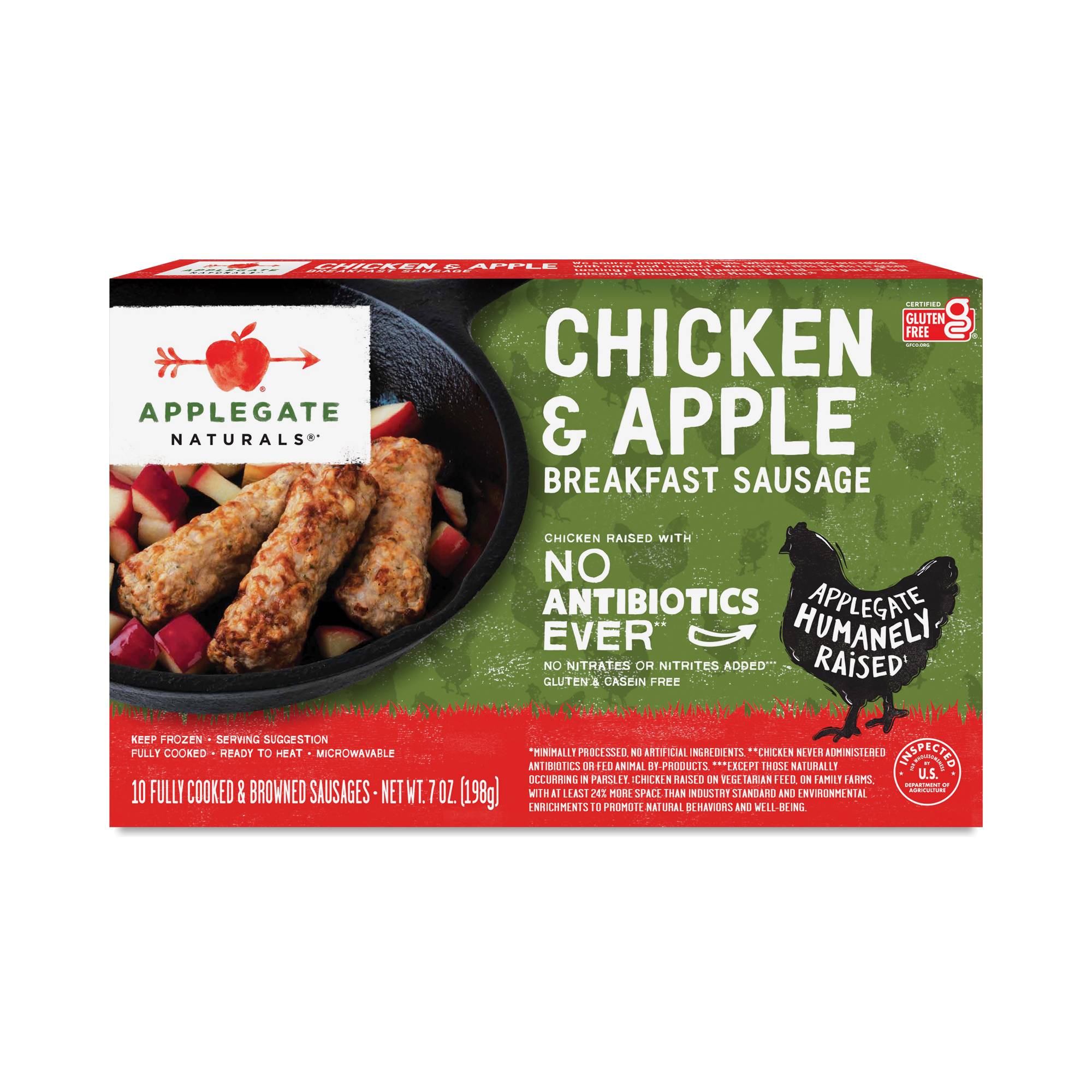 Breakfast Sausage, Chicken & Apple