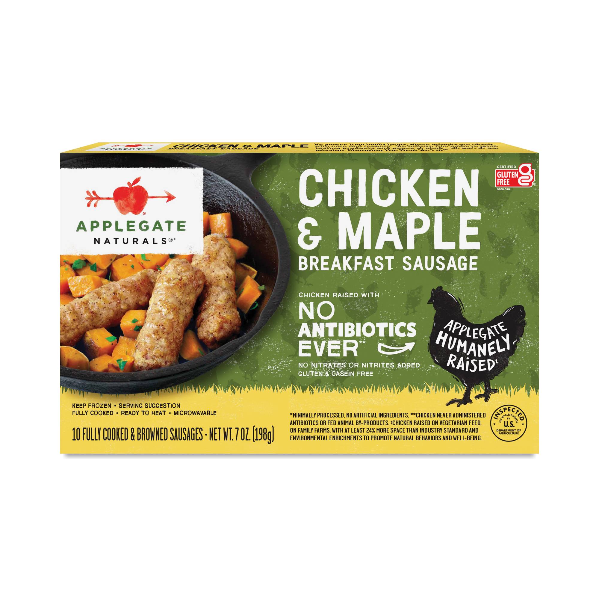 Breakfast Sausage, Chicken & Maple