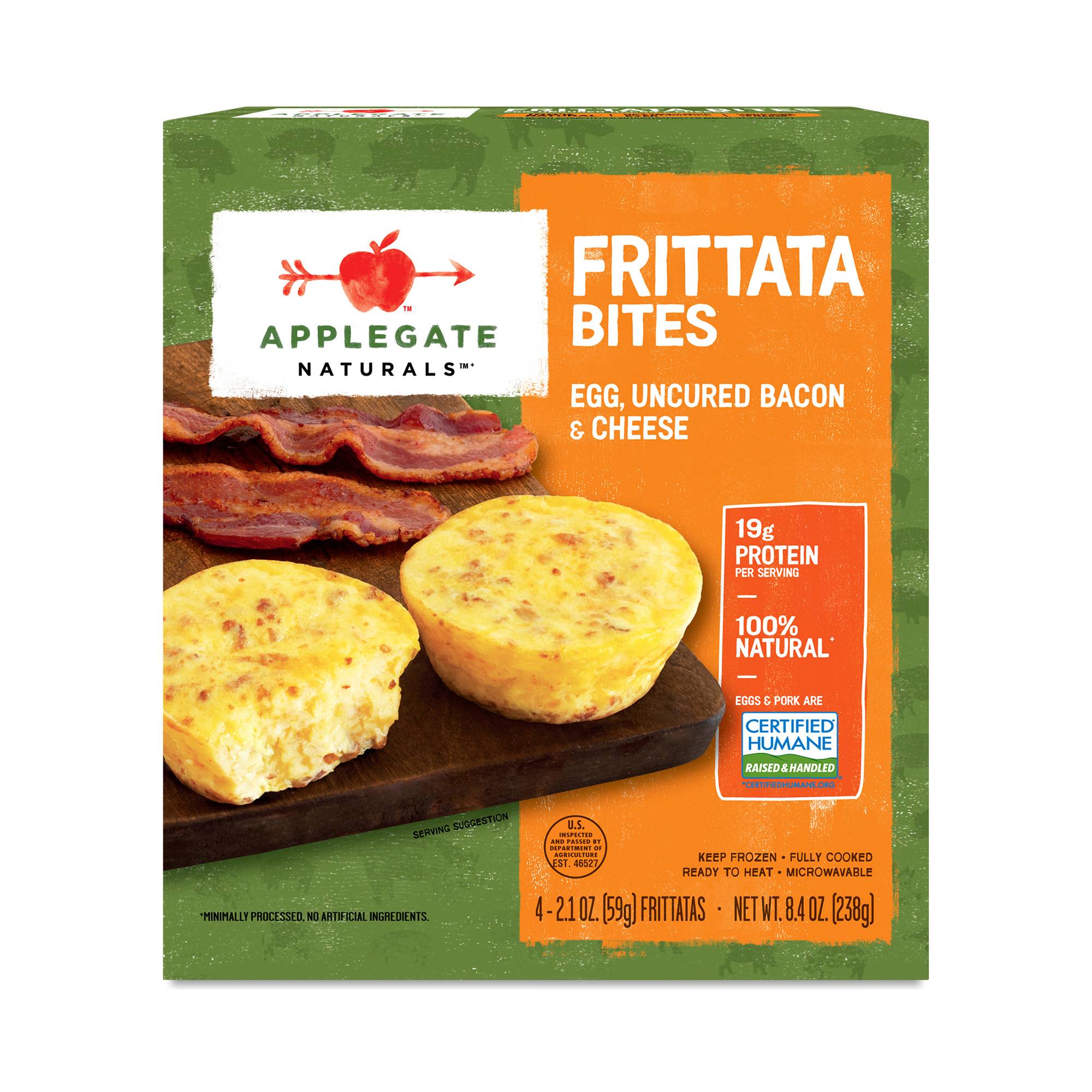 Frittata Bites, Egg, Uncured Bacon & Cheese