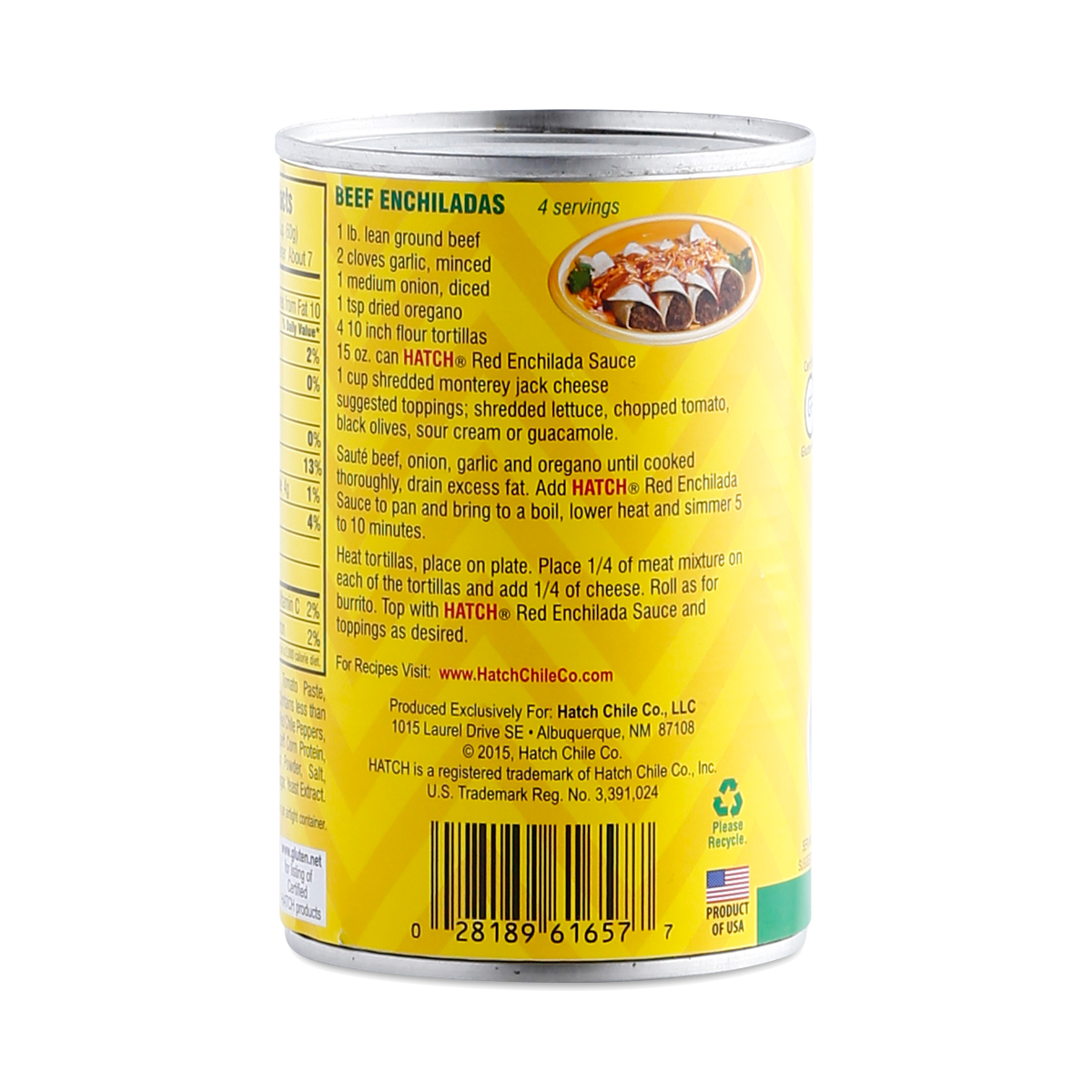 14 oz Mild Red Enchilada Sauce by Hatch Chili Company Thrive Market