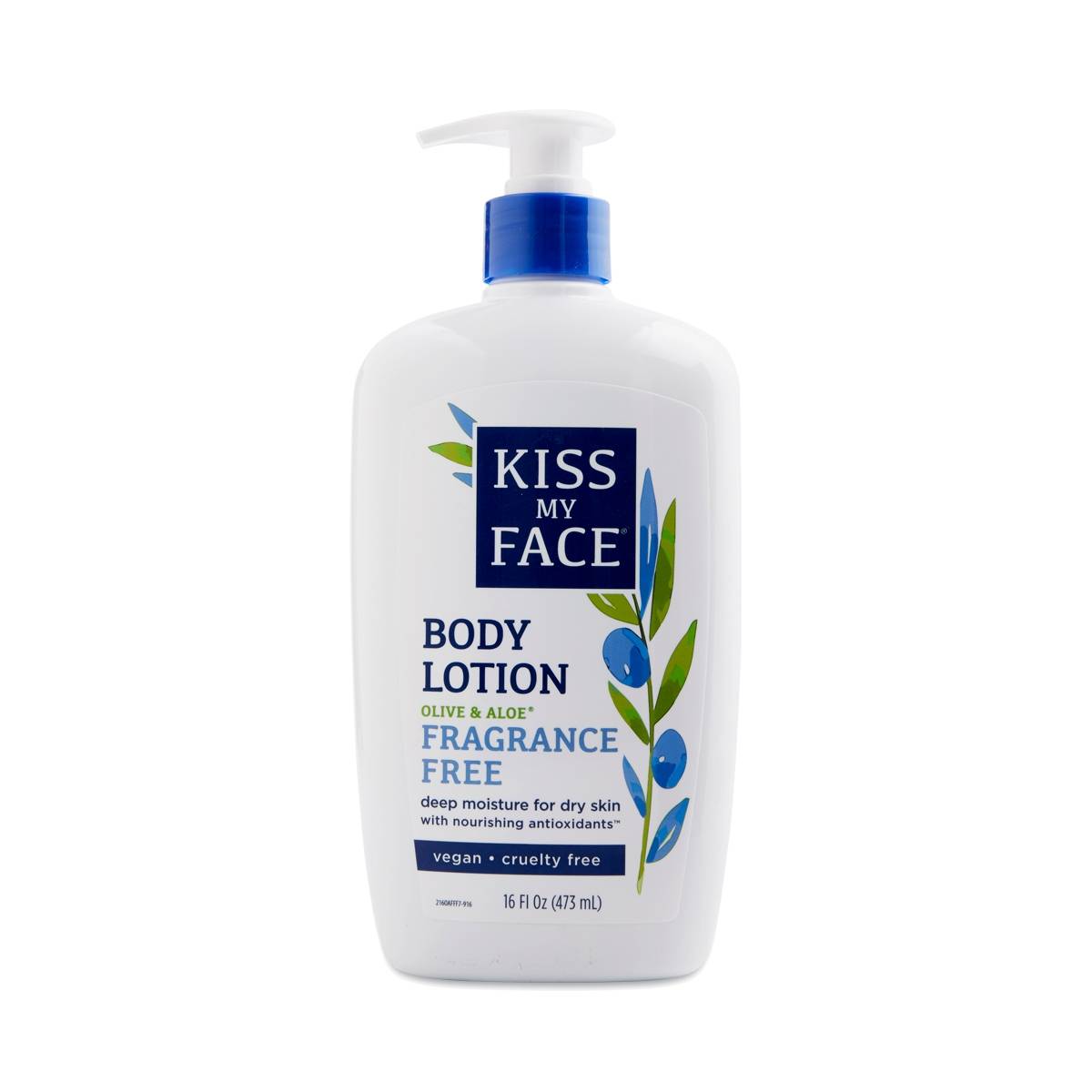 Fragrance Free Olive & Aloe Body Lotion by Kiss My Face Thrive Market