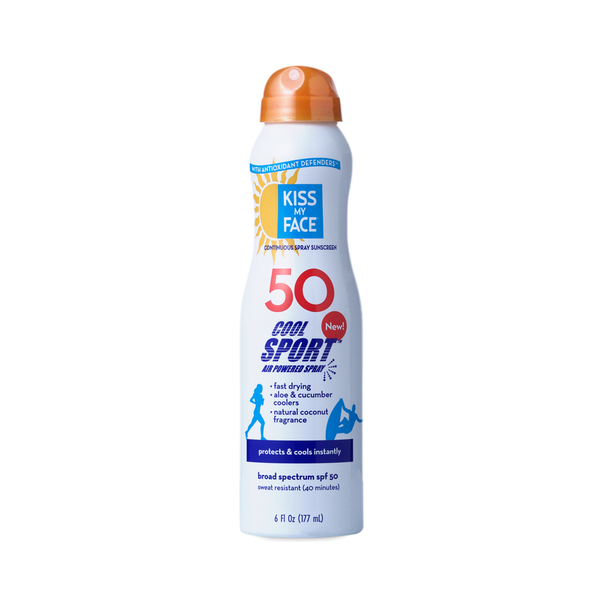 Cool Sport Sunscreen Spray SPF 50 by Kiss My Face Thrive Market