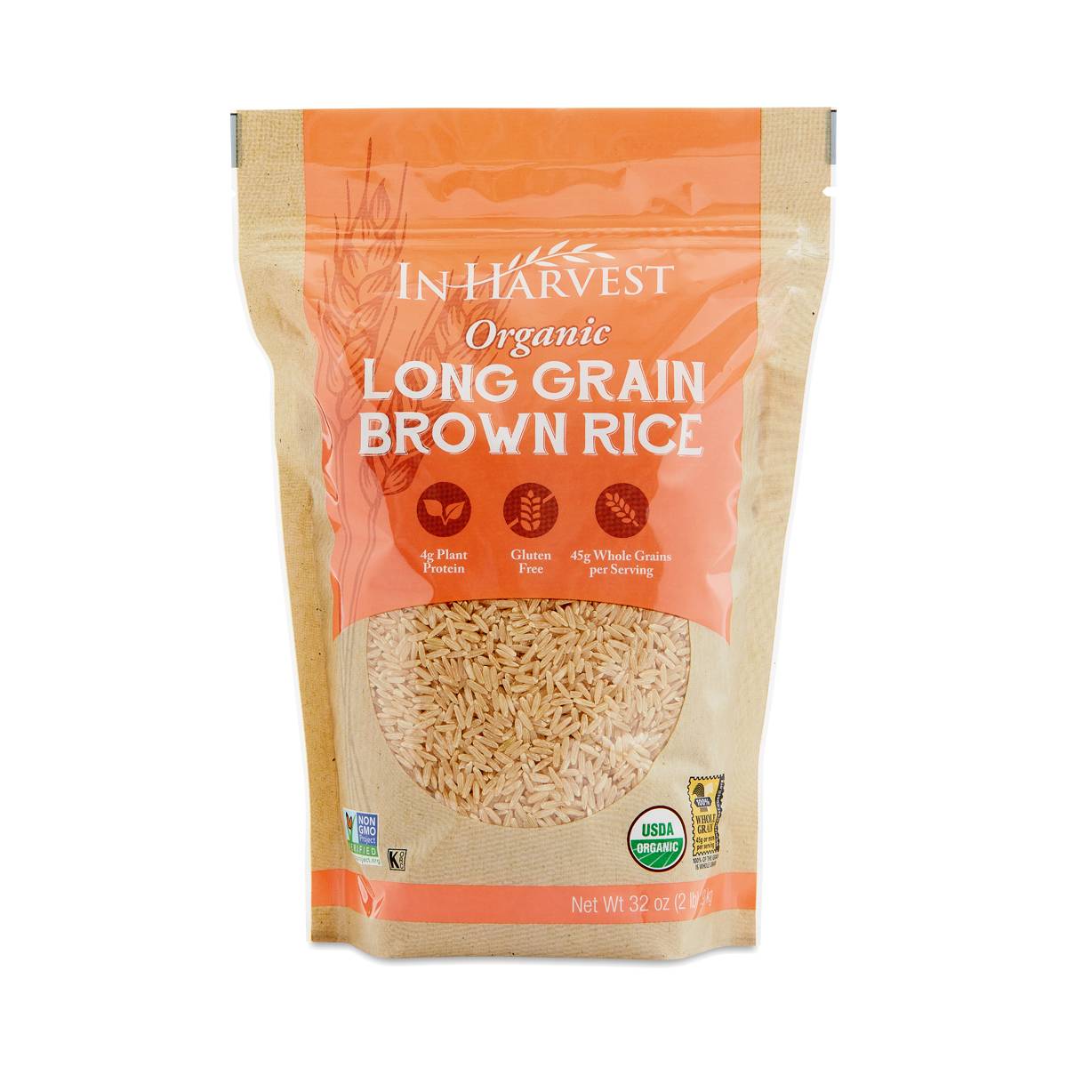 InHarvest Organic Long Grain Brown Rice Thrive Market