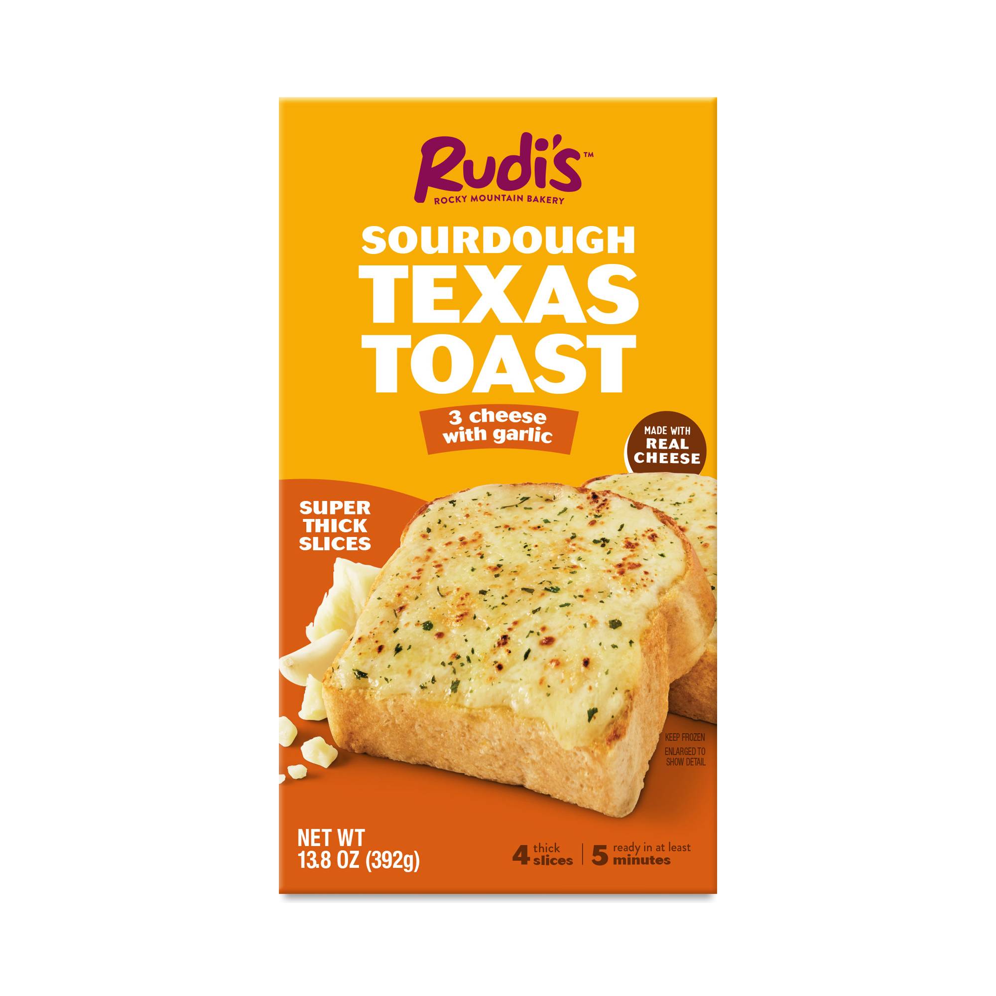 Sourdough Texas Toast, 3 Cheese with Garlic