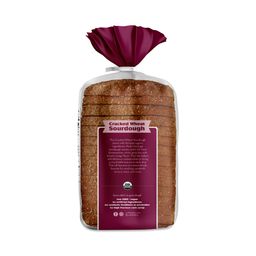 Organic Cracked Wheat Sourdough Bread, Sliced