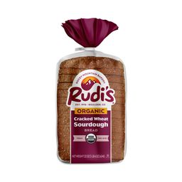 Organic Cracked Wheat Sourdough Bread, Sliced