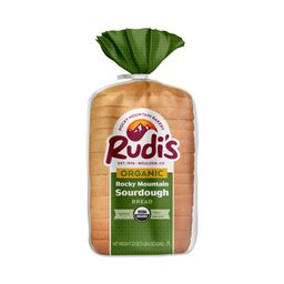 Organic Rocky Mountain Sourdough Bread, Sliced