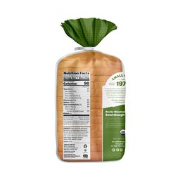 Organic Rocky Mountain Sourdough Bread, Sliced