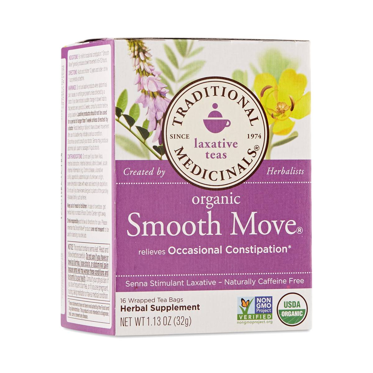 Smooth Move Herbal Tea by Traditional Medicinals Thrive Market