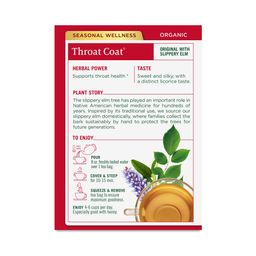Organic Throat Coat Tea