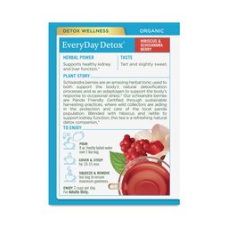 Organic EveryDay Detox Schisandra Berry Tea