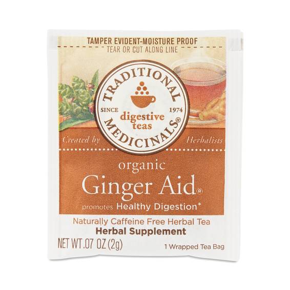 Ginger Aid Herbal Tea by Traditional Medicinals Thrive Market