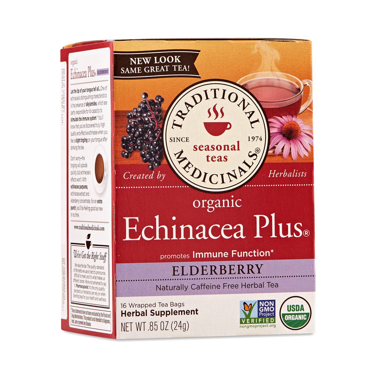 Echinacea + Elderberry Herbal Tea Thrive Market
