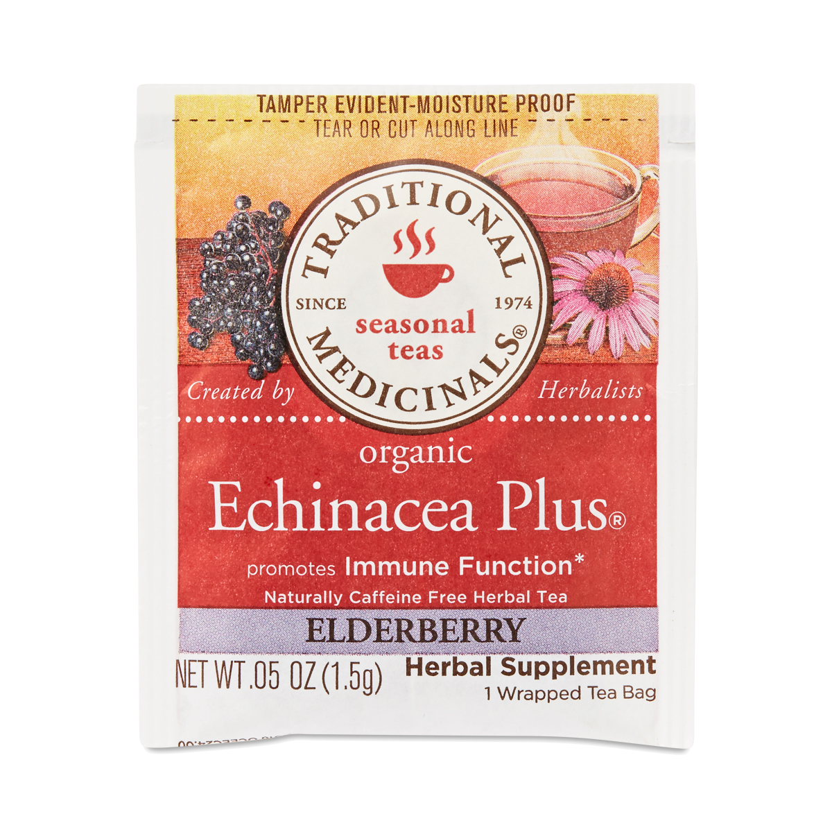 Echinacea + Elderberry Herbal Tea Thrive Market