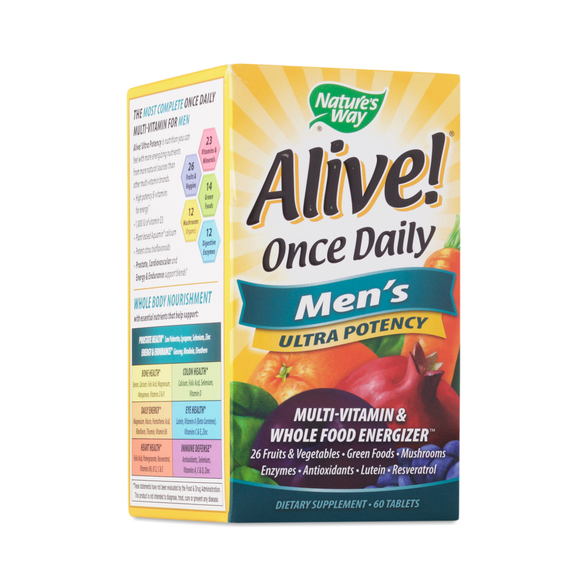 Natures Way Alive Once Daily Mens Ultra Potency Multivitamin Natures Way Alive Once Daily Mens Ultra Potency Multivitamin