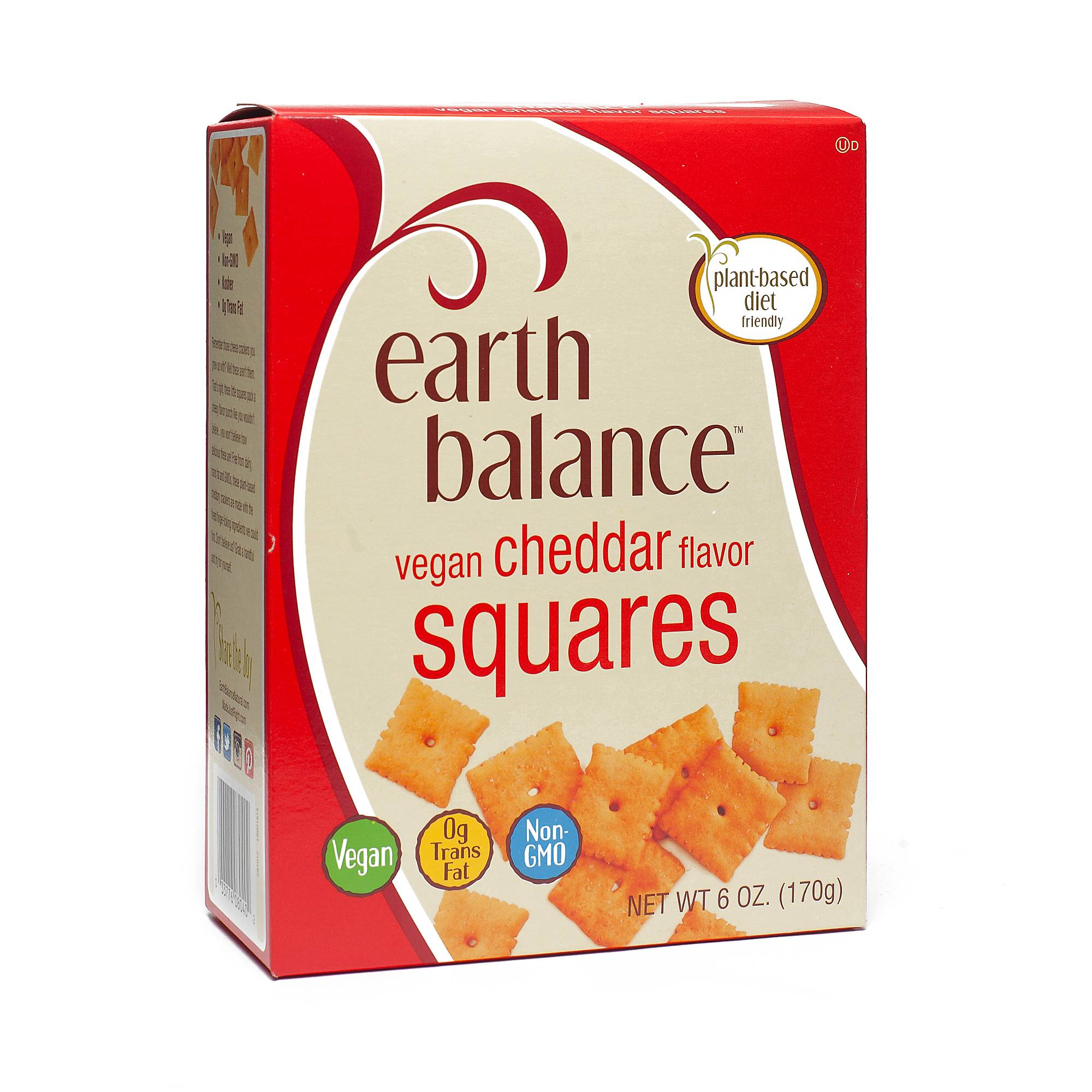 Vegan Cheddar Crackers by Earth Balance Thrive Market