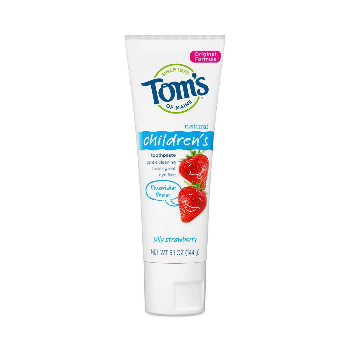 Natural Children's Fluoride-Free Toothpaste, Silly Strawberry