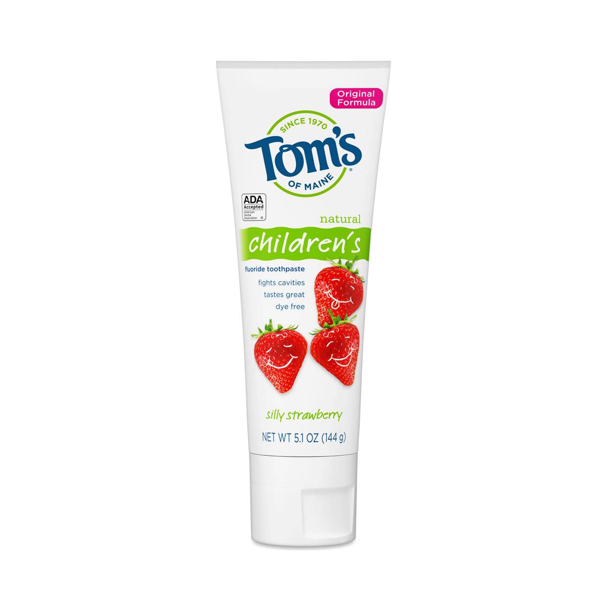 Natural Children's Fluoride Toothpaste, Silly Strawberry