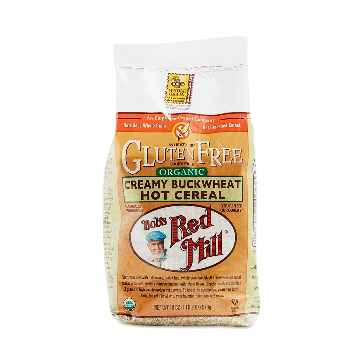 Bob's Red Mill Organic Creamy Buckwheat Hot Cereal Thrive Market