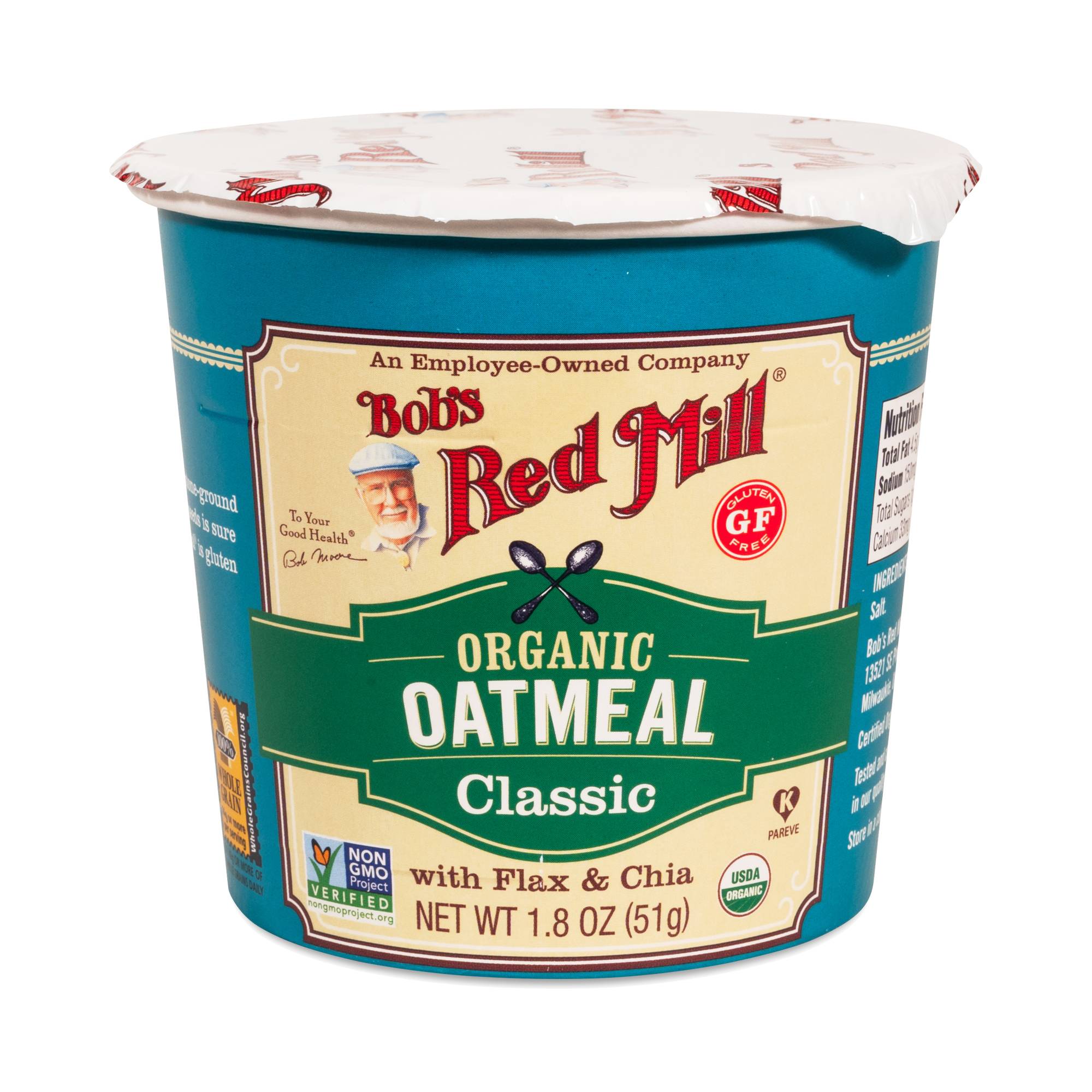 Organic Classic Oatmeal Cup