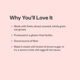 Organic Gluten-Free Steel Cut Oats