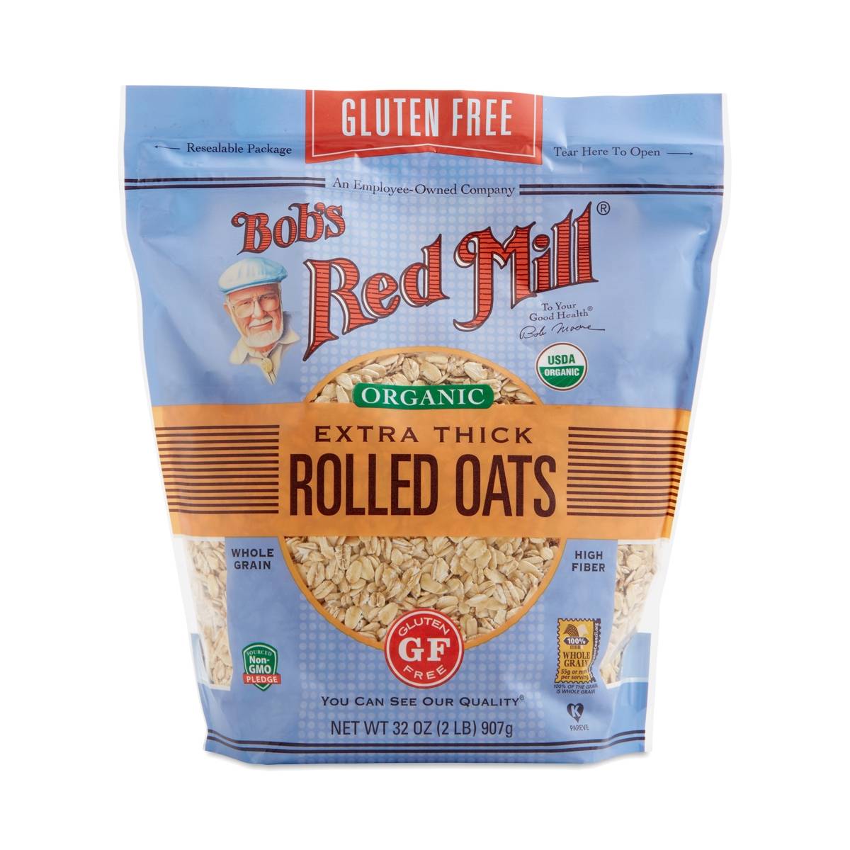 Organic Gluten-Free Extra Thick Rolled Oats