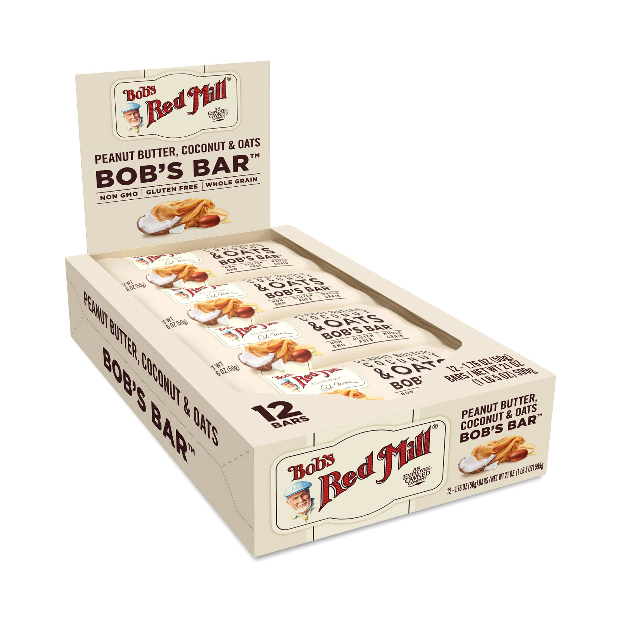 Peanut Butter Coconut & Oats Bar