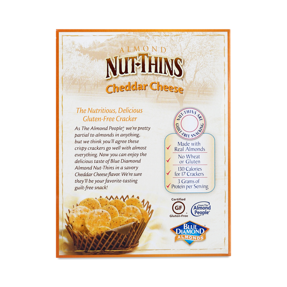 Cheddar Nut Thins by Blue Diamond Thrive Market