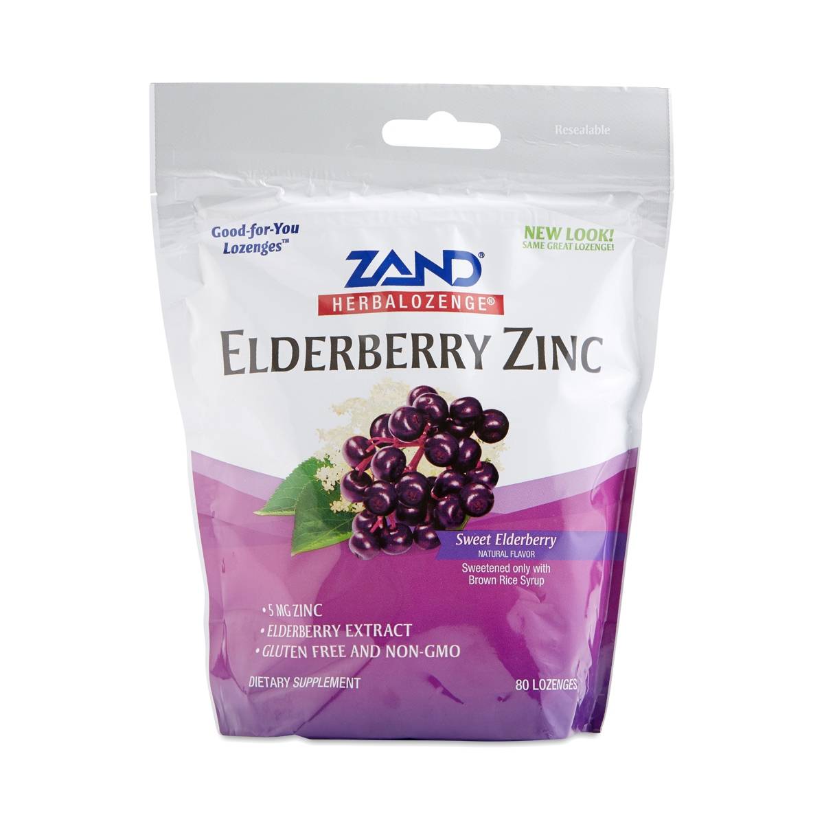 ZAND HerbaLozenge Elderberry Zinc Lozenges, Bulk Thrive Market