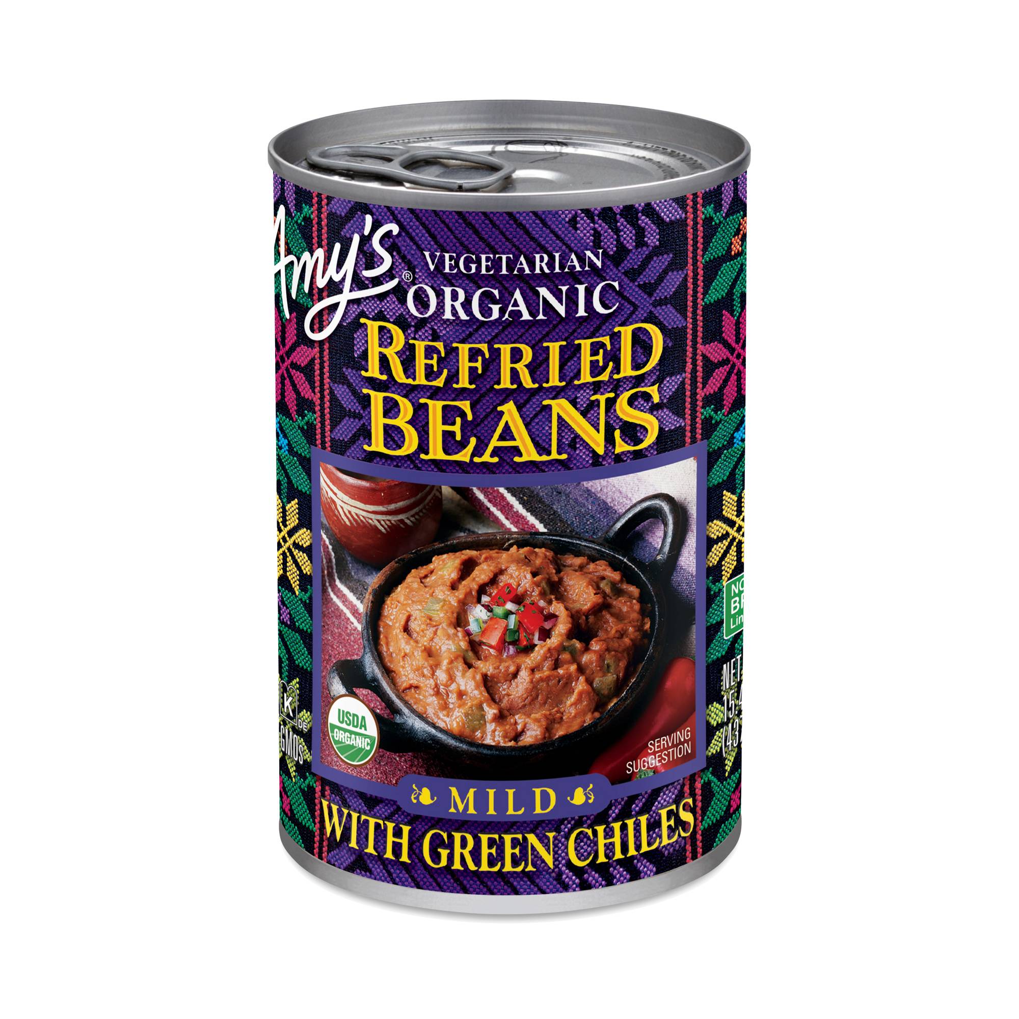 Refried Beans with Green Chiles