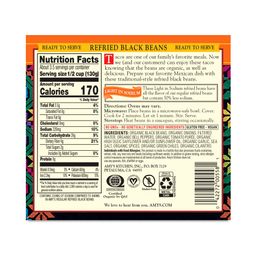 Refried Black Beans, Light in Sodium