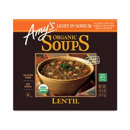 Lentil Soup, Light in Sodium