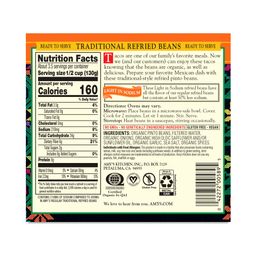Traditional Refried Beans, Light in Sodium