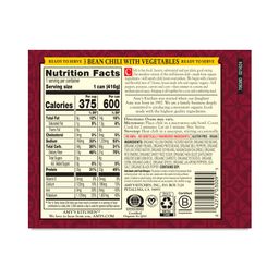 Organic 3 Bean Vegetable Medium Chili