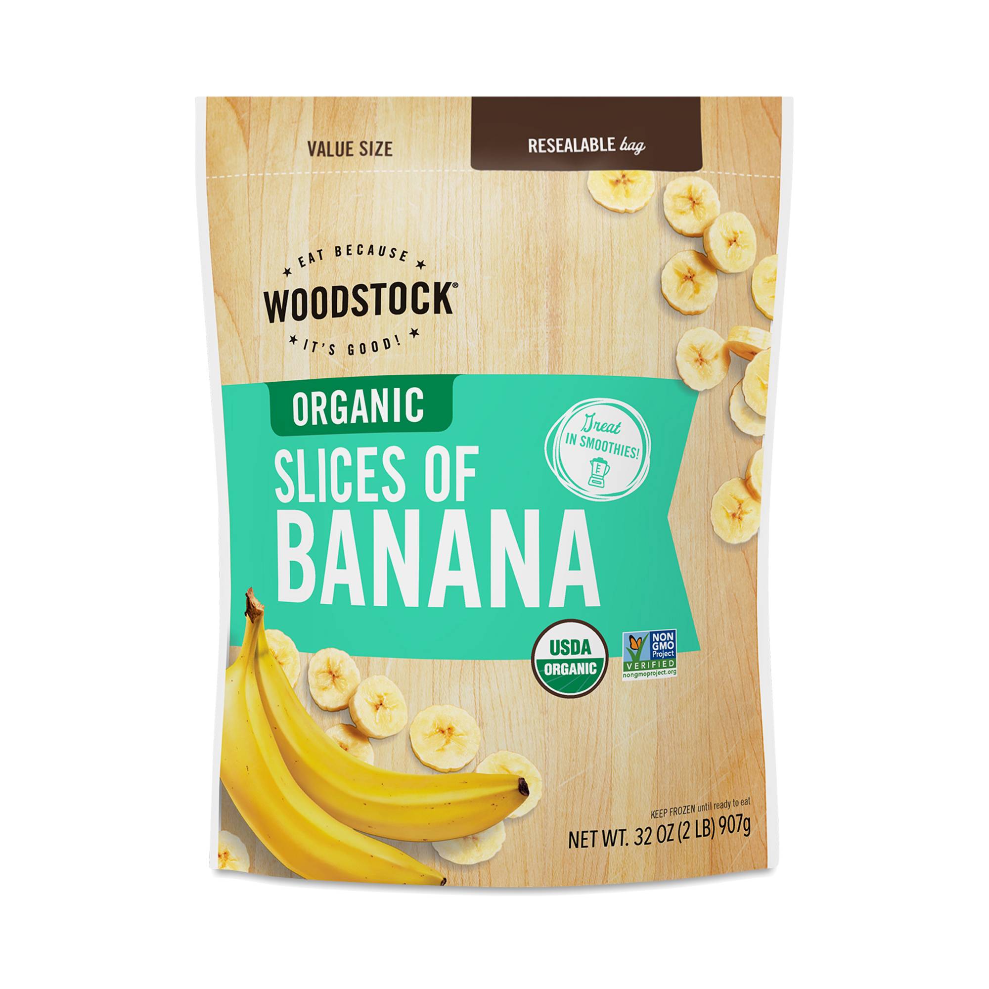 Organic Slices of Banana