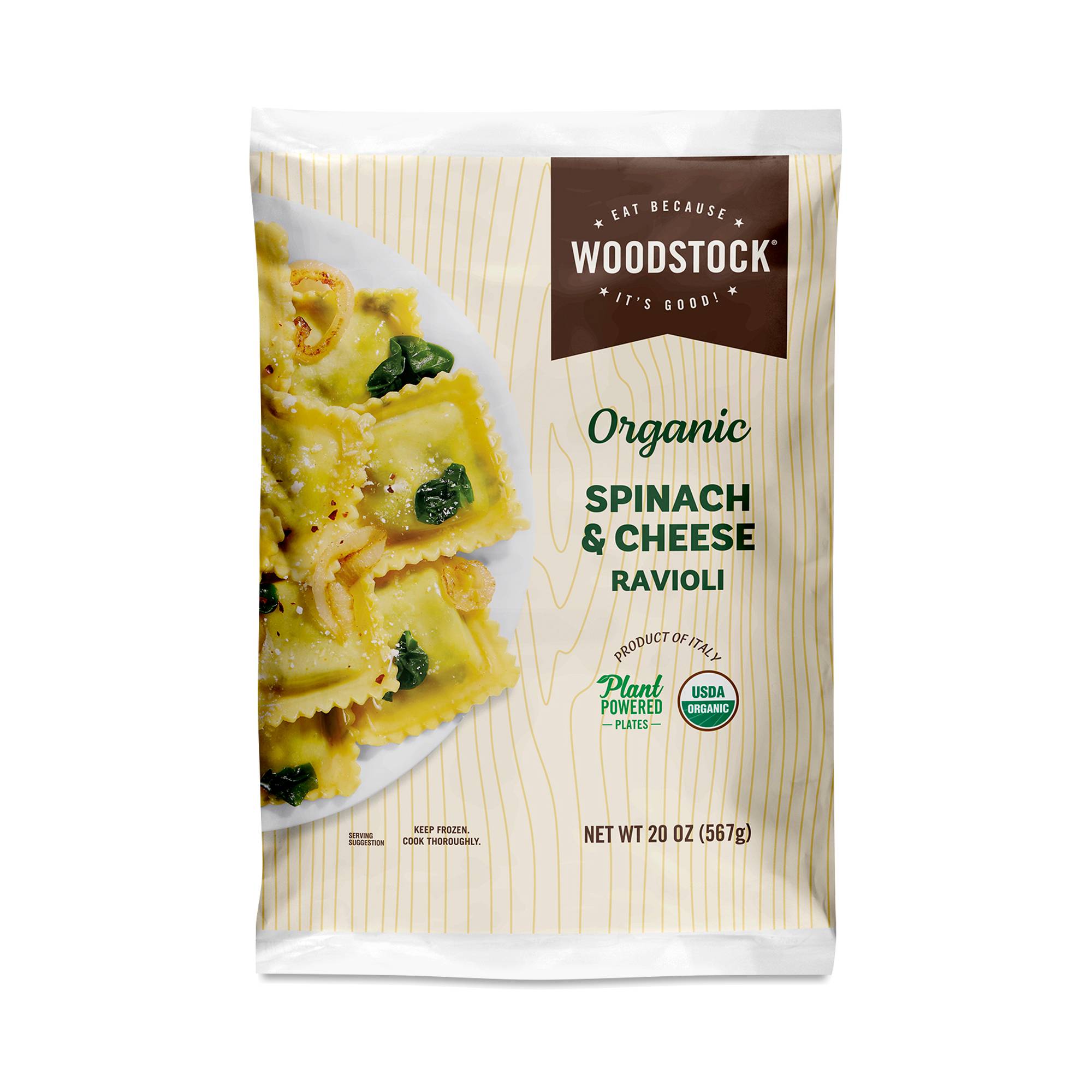 Organic Spinach & Cheese Ravioli
