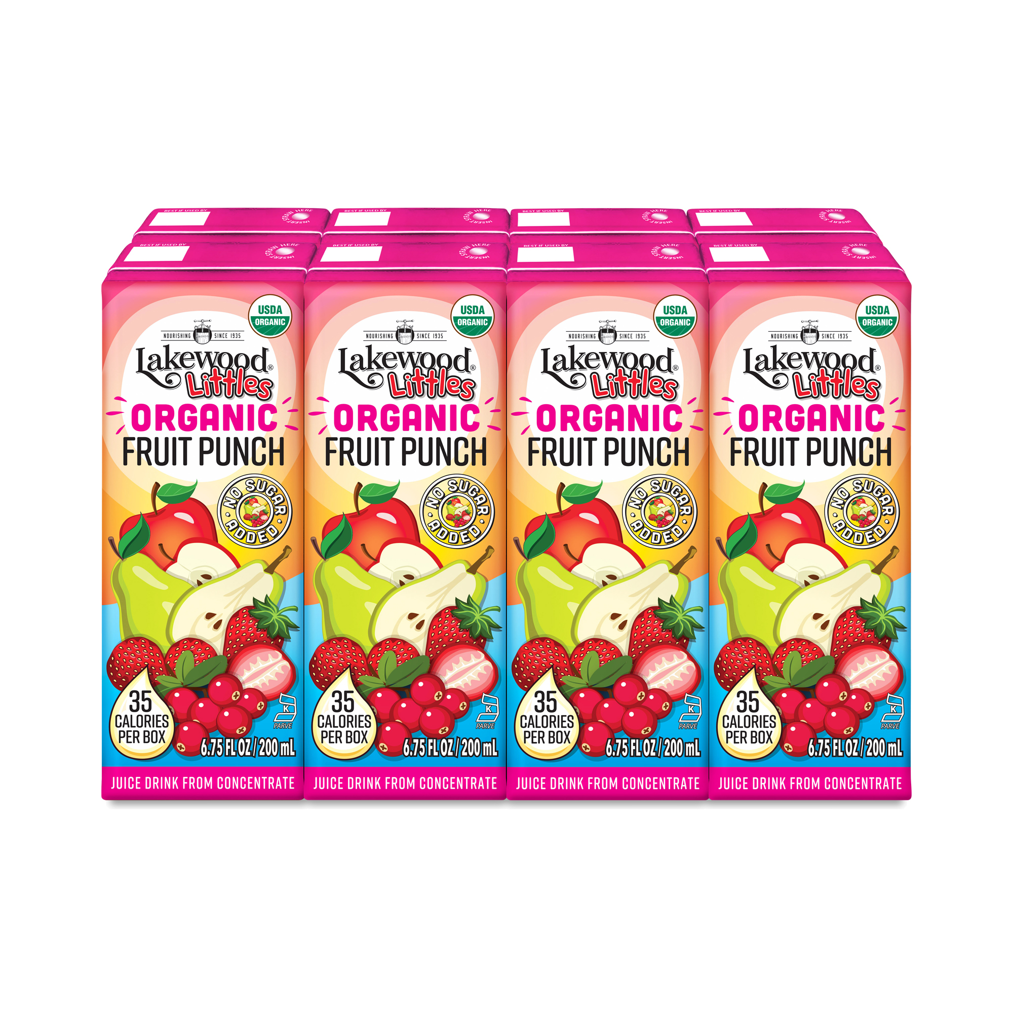 Lakewood Littles Juice Boxes, Organic Fruit Punch | Thrive Market