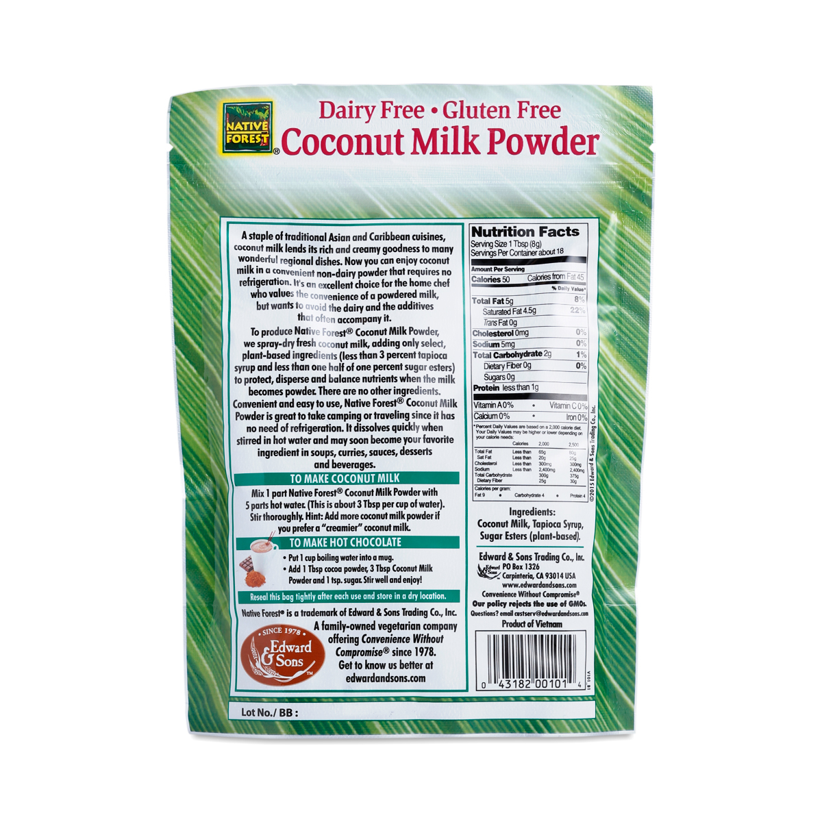 Vegan Coconut Milk Powder by Native Forest Thrive Market