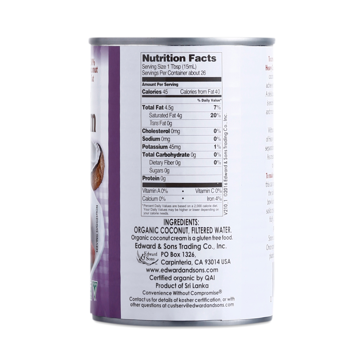 Organic Coconut Cream by Let's Thrive Market