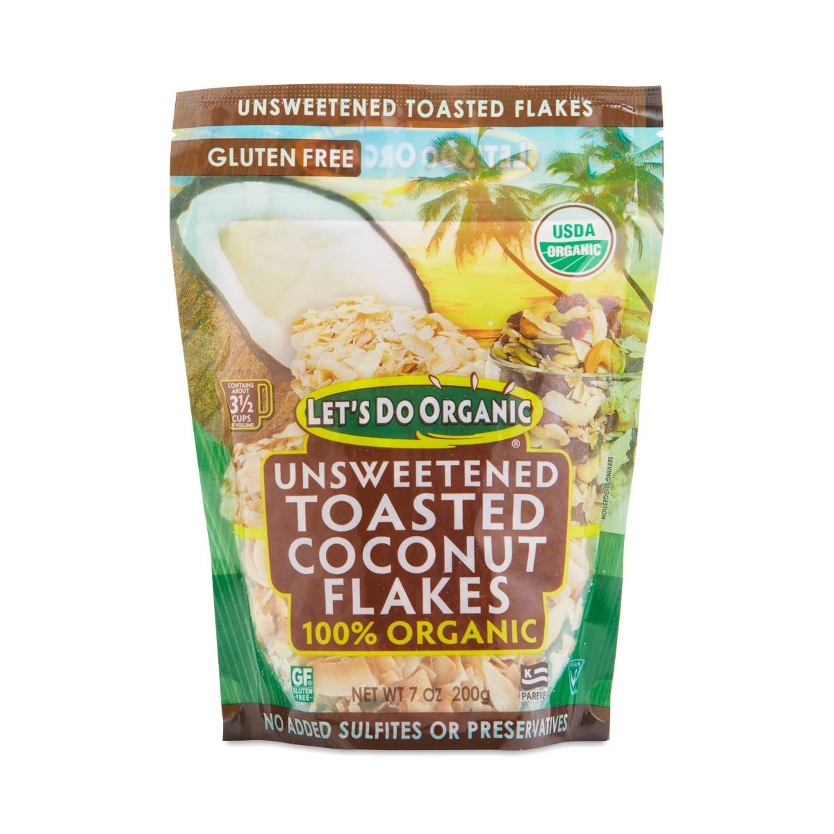 Toasted Coconut Flakes, Unsweetened