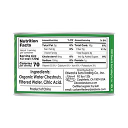 Organic Sliced Water Chestnuts