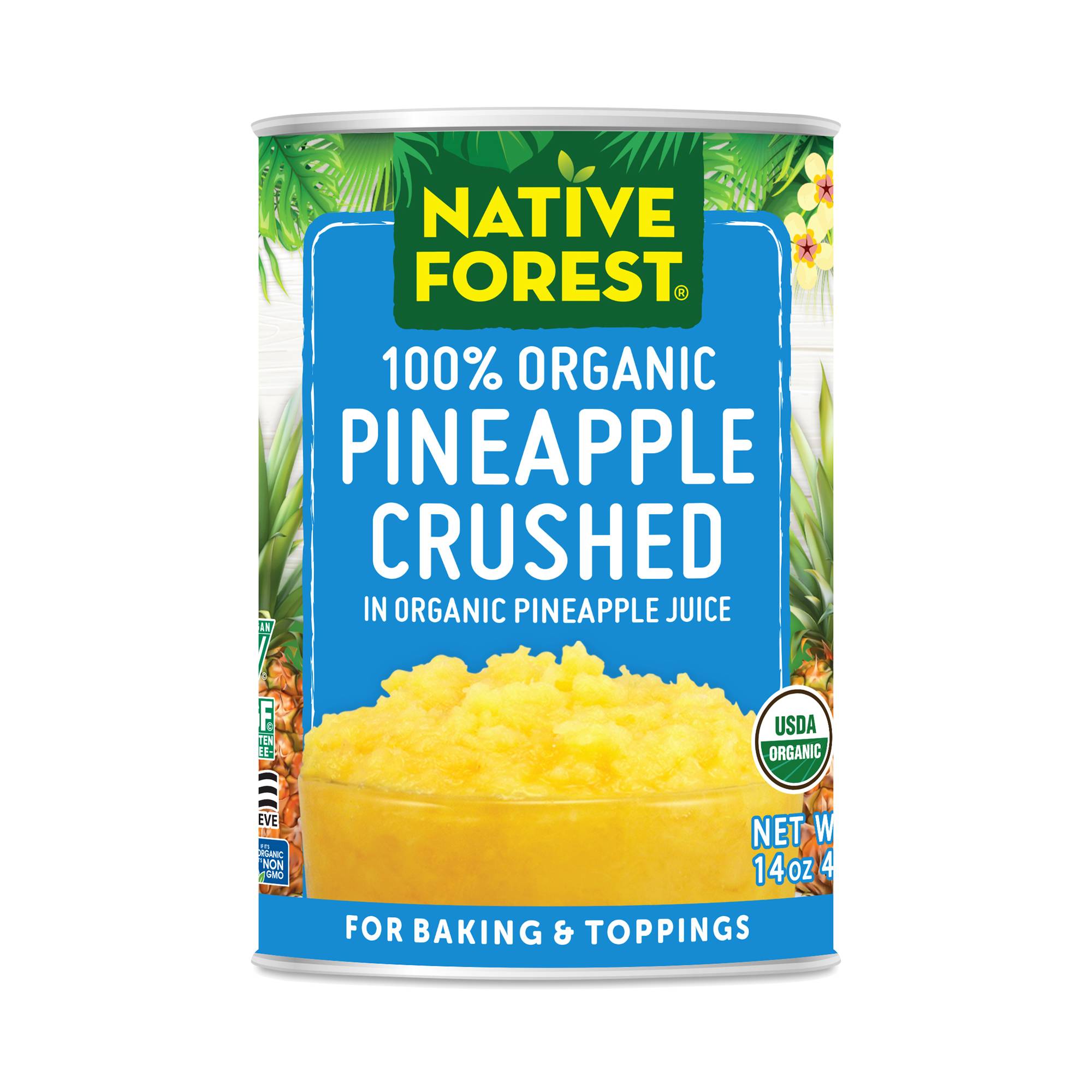Organic Pineapple Crushed