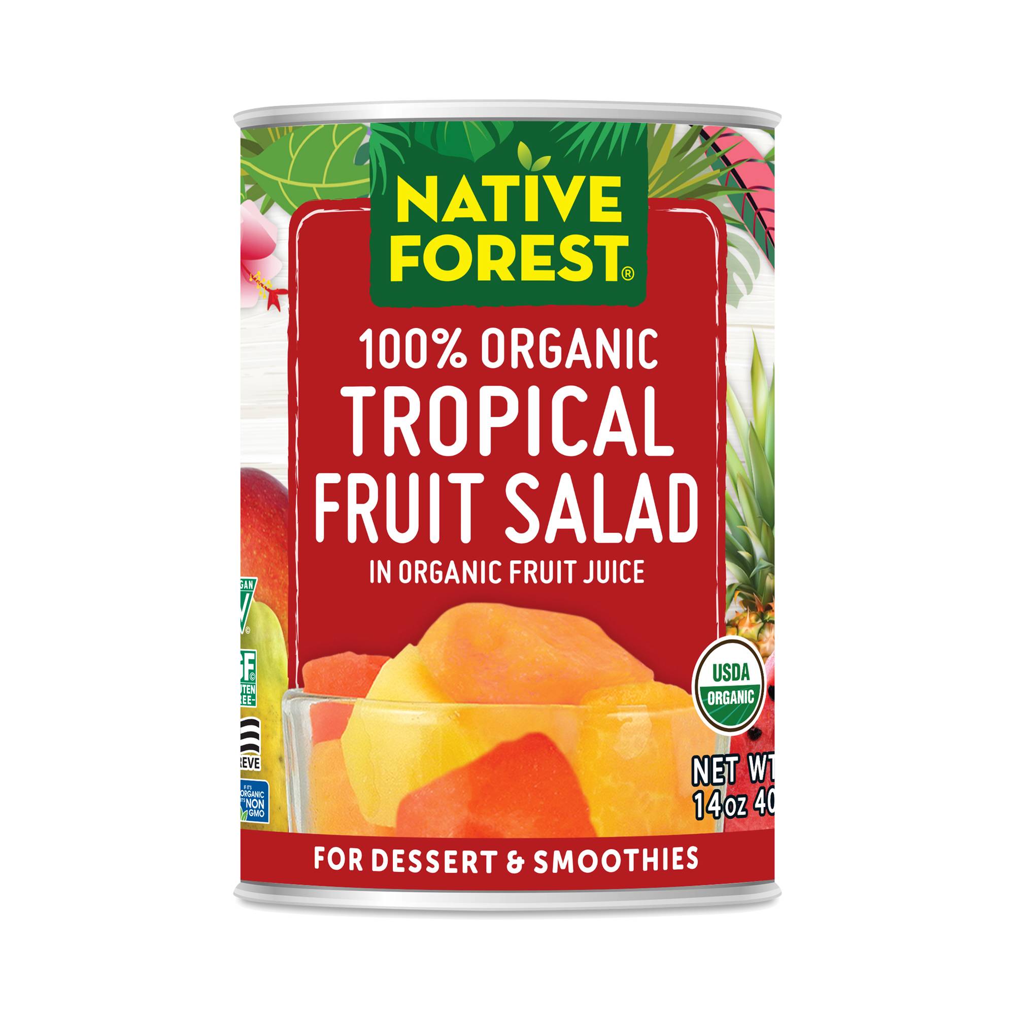 Organic Tropical Fruit Salad