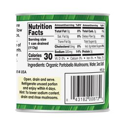 Organic Portobello Mushrooms Slices