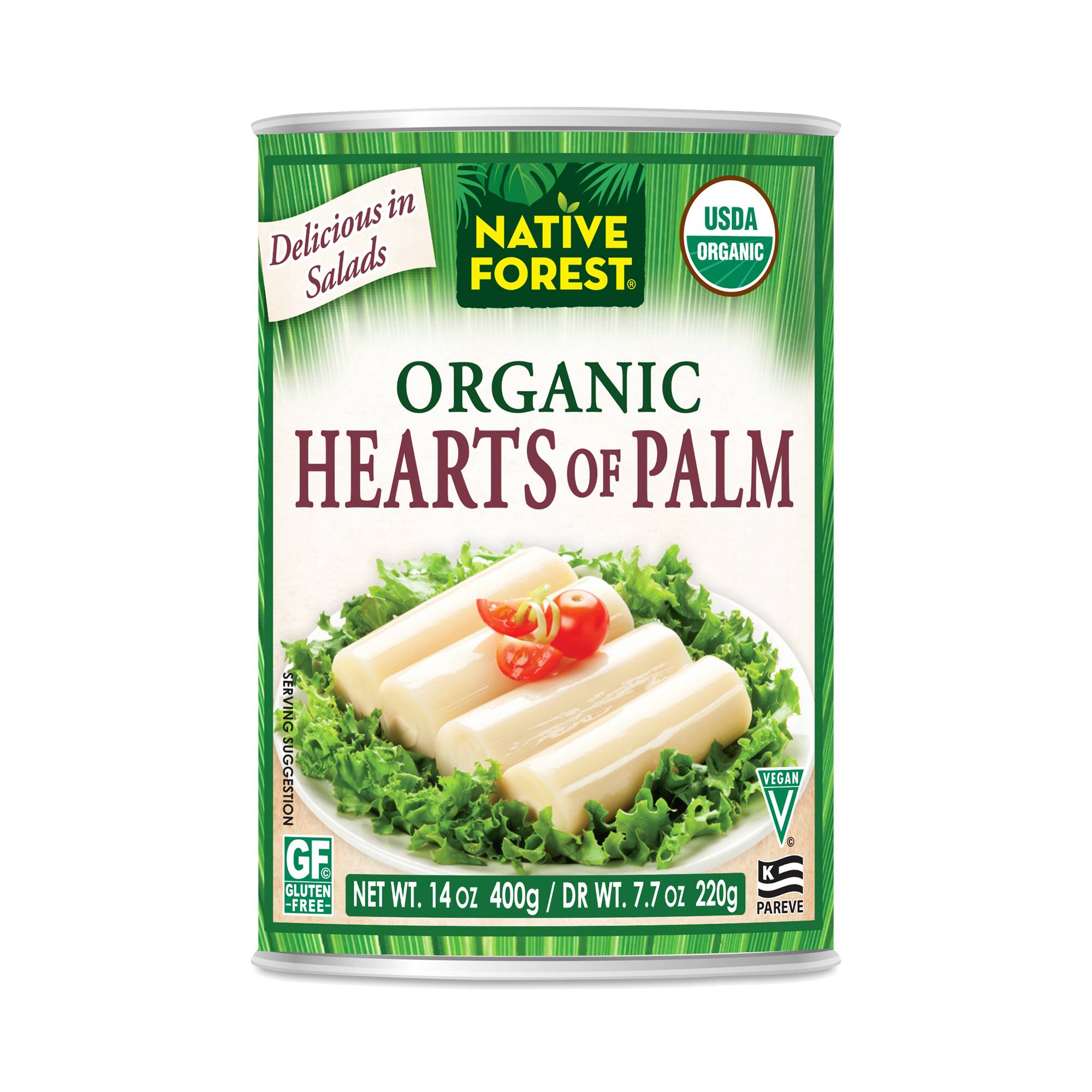 Organic Hearts of Palm